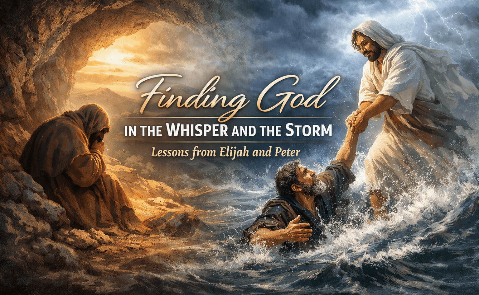 “Finding God in the Whisper and the Storm – Elijah and Peter”
